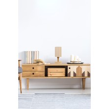 Lumexx Anka Naturel Açık Hasır Abajurlu Masa Lambası