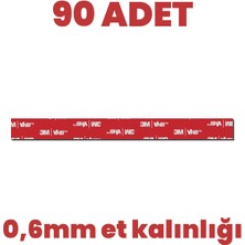 3M Vhb 90 Adet Çift Taraflı 140X13MM Hazır Kesim