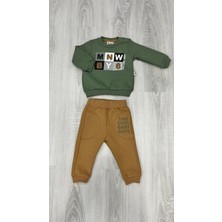 Miniword Erkek Bebek Şardonlu 3 Iplik Takım