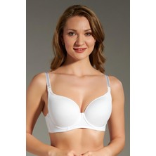 Cotonhause Kadın Boş Kap Balenli Beyaz Emzirme Sütyeni C3T3N8O300
