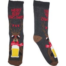 Maruf Shop Yılbaşı Temalı Altılı Havlu Çorap Seti