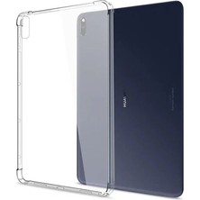 Nezih Case Huawei T3 Uyumlu Köşe Korumalı Nitro Antişok Şeffaf Tablet Kılıfı