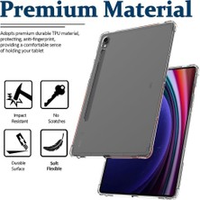 Nezih Case Samsung Galaxy Tab S7 Fe Lte / S7 Plus / S8 Plus Köşe Korumalı Şeffaf Kılıf T737/T736/T733/T730/T735