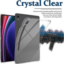 Nezih Case Samsung Galaxy Tab S7 Fe Lte / S7 Plus / S8 Plus Köşe Korumalı Şeffaf Kılıf T737/T736/T733/T730/T735