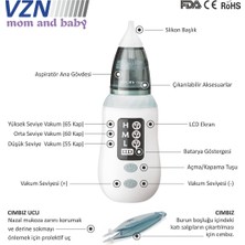 Vzn Şarjlı Burun ve Kulak Aspiratörü