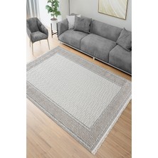 Armida Concept Olivia Bej Krem %100 Polyester Bukleli Dokuma Makine Halısı Oturma Odası Salon Mutfak Halısı 80 x 150