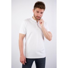 Hlt Jeans Erkek Regular Fit Rahat Kesim %100 Pamuk Çekmeyen Polo Yaka Tişört - Hlthe012001