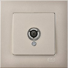 Günsan Elektrik Günsan Eqona Metalik Bej TV Prizi (Geçişli-Sonlu)