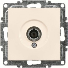 Günsan Elektrik Visage Krem TV Prizi (Geçişli-Sonlu) Mekanizma