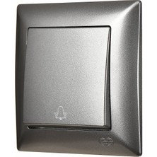 Günsan Elektrik Visage Füme Zil Butonu