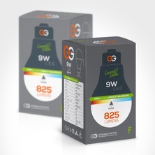 Günsan 10'lu LED Ampul 9W Beyaz Işık E27 (6500K 220-240V)