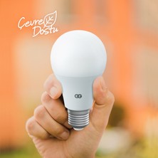Günsan 10'lu LED Ampul 9W Beyaz Işık E27 (6500K 220-240V)