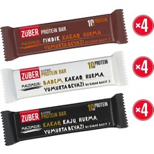 Züber Protein Bar Deneme Paketi - 12 Adet x 35GR