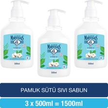 Le Petit Marseillais Sıvı Sabun Pamuk Sütü 500 ml x3