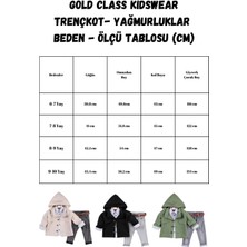 Kapüşonlu Cepli Erkek Çocuk Trençkot Takım