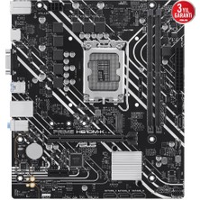 Asus Prıme H610M-K Ddr5 5600MHZ HDMI VGA Matx 1700