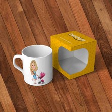 Moda Annelerimize Özel Karikatürlü Kupa Bardak