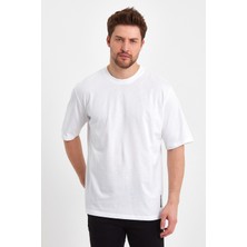 Uomo Park 2636 Design Oversize Sırt Baskılı T-Shirt