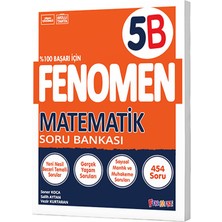 Fenomen Yayıncılık Fenomen 5. Sınıf Matematik Soru Bankası A ve B Kitabı 2 Kitap