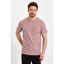 Uomo Park 2000 Ultra Fashıon Flamlı Cepli , Cep Kuru Kafa Detaylı T-Shirt