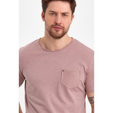 Uomo Park 2000 Ultra Fashıon Flamlı Cepli , Cep Kuru Kafa Detaylı T-Shirt