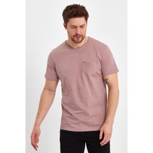 Uomo Park 2000 Ultra Fashıon Flamlı Cepli , Cep Kuru Kafa Detaylı T-Shirt
