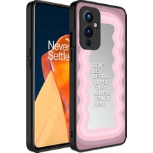 MobaxAksesuar One Plus 9 Kılıf Aynalı Desenli Kamera Korumalı Parlak Mirror Kapak