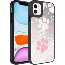 MobaxAksesuar Apple iPhone 11 Kılıf Aynalı Desenli Kamera Korumalı Parlak Mirror Kapak