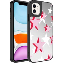 MobaxAksesuar Apple iPhone 12 Kılıf Aynalı Desenli Kamera Korumalı Parlak Mirror Kapak