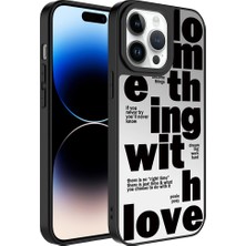 MobaxAksesuar Apple iPhone 14 Pro Max Kılıf Aynalı Desenli Kamera Korumalı Parlak Mirror Kapak