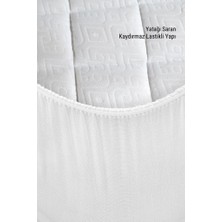 Decovilla Micro Kapitone Fitted Full Kenar Su Sıvı Geçirmez Yatak Koruyucu Alez Çarşaf Beyaz
