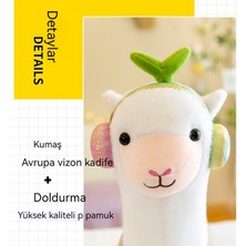 Maskot 35CM Kulaklık Alpaka Bebek Peluş Oyuncak (Yurt Dışından)