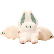 Maskot 35CM Uçan Beyaz Tavşan Peluş Oyuncak Bebek (Yurt Dışından)