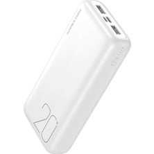 XO-PR183 Beyaz 20.000 Mah Taşınabilir Hızlı Şarj Aleti Powerbank