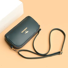 Daybreak Çift Katmanlı Mini Küçük Kare Çanta Tek Omuz Crossbody Çanta (Yurt Dışından)