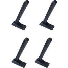 Ahtapot 4 Adet Siyah Katlanır Plastik Ayak Laptop Sehpası Yer Sofrası Sini Servis Keyif Kahvaltı Sehpası