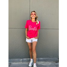 Leila Orijinal Marka Barbie T-Shirt Pembe - S