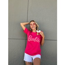 Leila Orijinal Marka Barbie T-Shirt Pembe - S