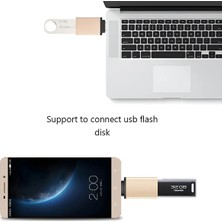 Ulu Bilgisayar Type-C To USB 3.0 Yüksek Hızlı Veri Aktarımı Otg Çevirici Dönüştürücü