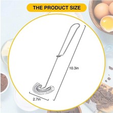 Emrah Gültekin Spiral Çırpıcı, Sos Yumurta Çırpıcısı, Paslanmaz Çelik Çırpıcı, Spiralli Omlet Çırpma Teli Yaylı