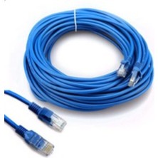 YK Desing 10 Metre Cat6 Kablo 10 Metre Internet Kablosu 10 Metre Ethernet Kablosu Mavi Cat6 Kablo