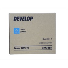 Develop TNP-51C Mavi Toner Orjinal, Ineo + 3110P