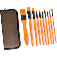 MBW 10 Adet Boya Fırçaları Seti Kiti Sanatçı Paintbrush (Yurt Dışından)