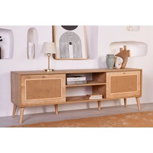 Vow Home Living Mount Jüt Kumaş 2kapaklı Tv Ünitesi