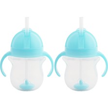 Munchkin Tıklama Kilitli Uçlu Pipetli Alıştırma BARDAĞI,6AY+,207ML,2LI Paket