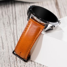 Vagave Huawei Watch Gt Gt2 E Gt2e Gt2pro Gt3 Pro Gt3pro Huawei Watch 4 Pro Ultimate Deri Kordon Kayış 46mm 22mm Taba