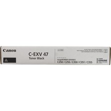 Canon C-Exv 47 Siyah Toner Orjinal, Ir C 250, 255, 350