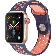 SPHONE Apple Watch Watch 9 Ultra Uyumlu Kordon Kayış Renkli Pastel Boya Püskürtme Desenli Delikli Strap