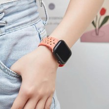 SPHONE Apple Watch Watch 9 Ultra Uyumlu Kordon Kayış Renkli Pastel Boya Püskürtme Desenli Delikli Strap