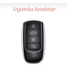 Emii Auto Spare Parts Chery Tiggo 8 Pro Omoda 5 Anahtar Kılıfı Beyaz/gri